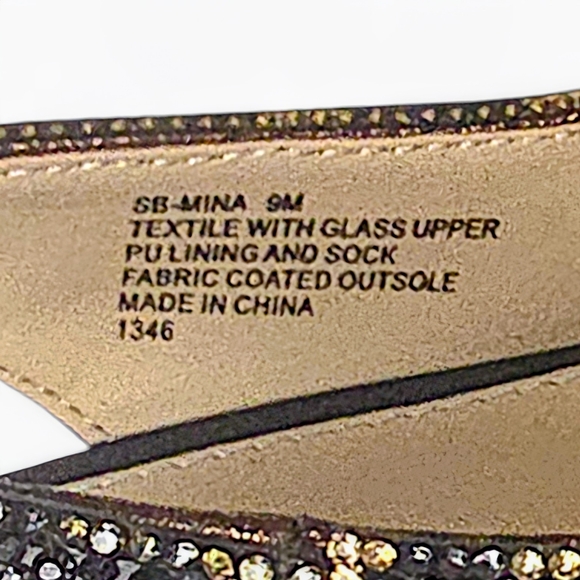 NEW Betsey Johnson Jovi Leopard Rhinestone Design Slingback Heels size - Picture 9 of 13